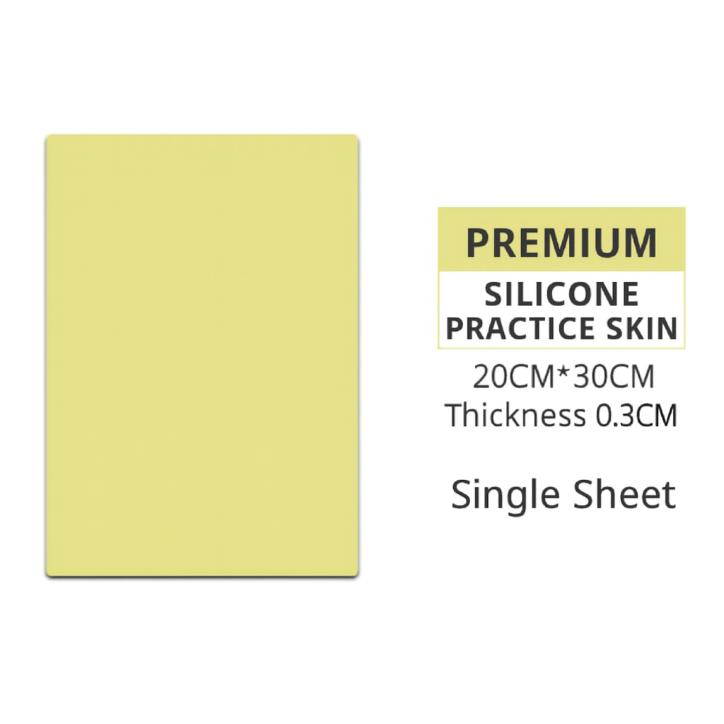 Tattoo Practice Skin – 20×30 cm (Premium Silicone / Skin-Like Elastic Type) - Image 2