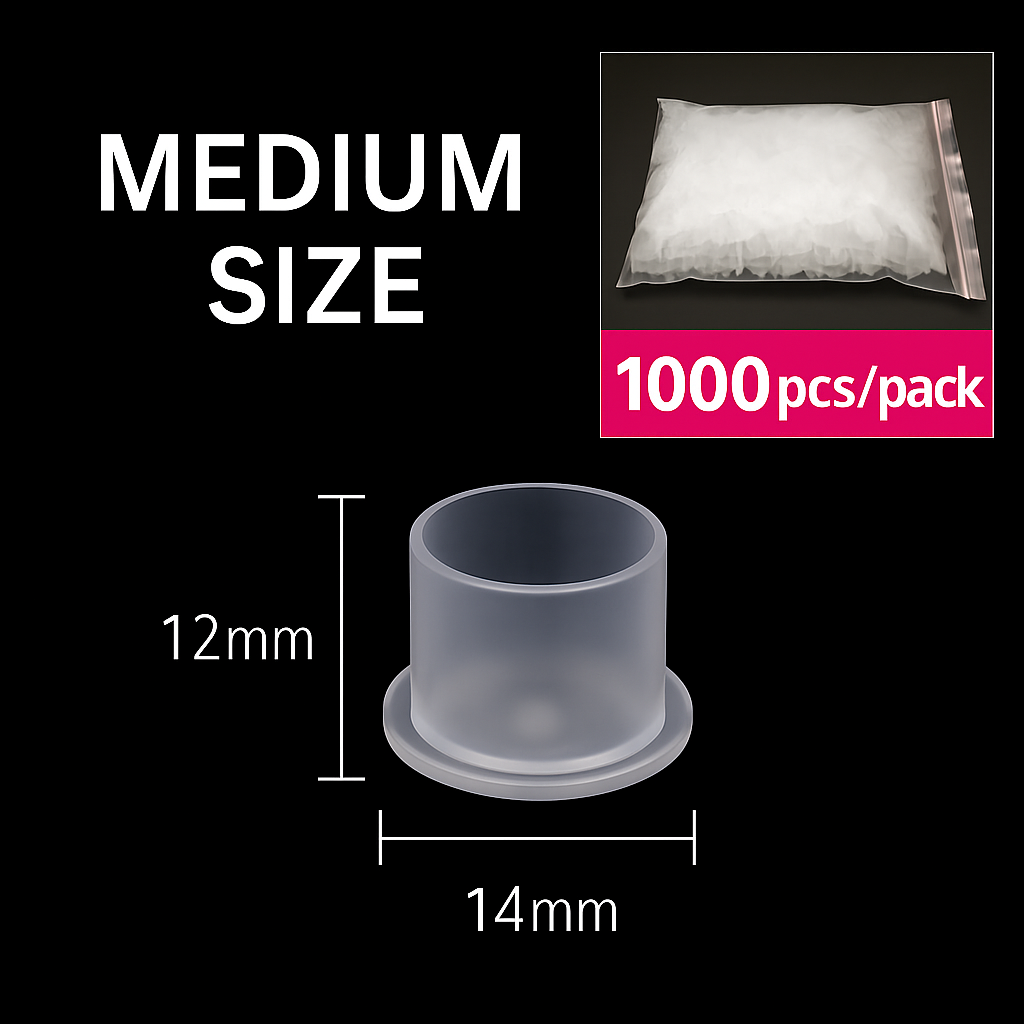 Tattoo Ink Cups (Small / Medium / Large) -1000 Pcs - Image 4