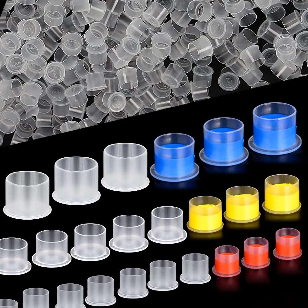 Tattoo Ink Cups (Small / Medium / Large) -1000 Pcs