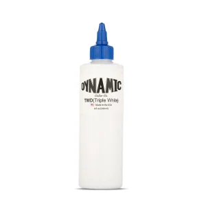 Dynamic Triple White Tattoo Ink – 8oz